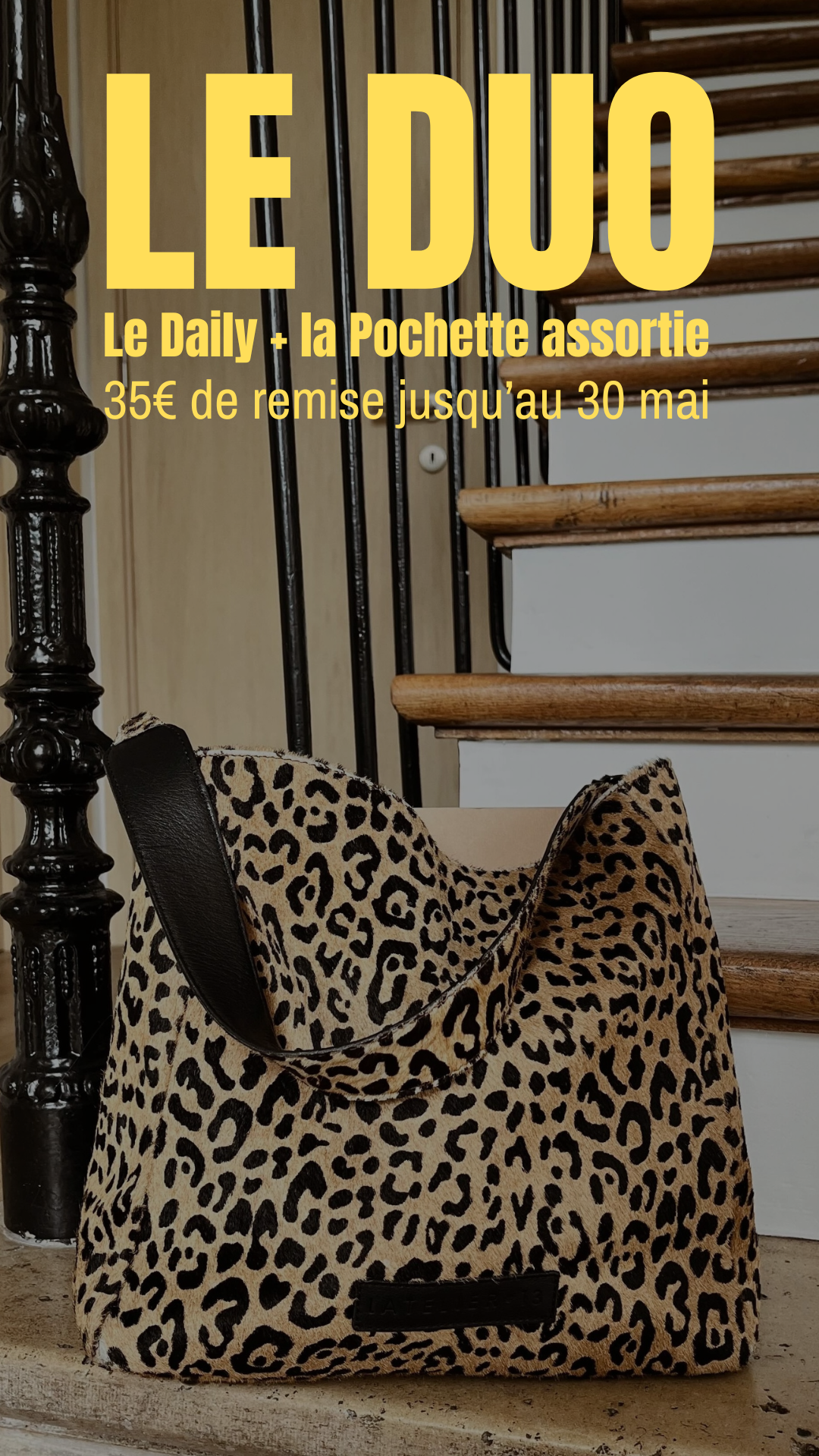 Le Duo Daily + Pochette Allongée Jaguar